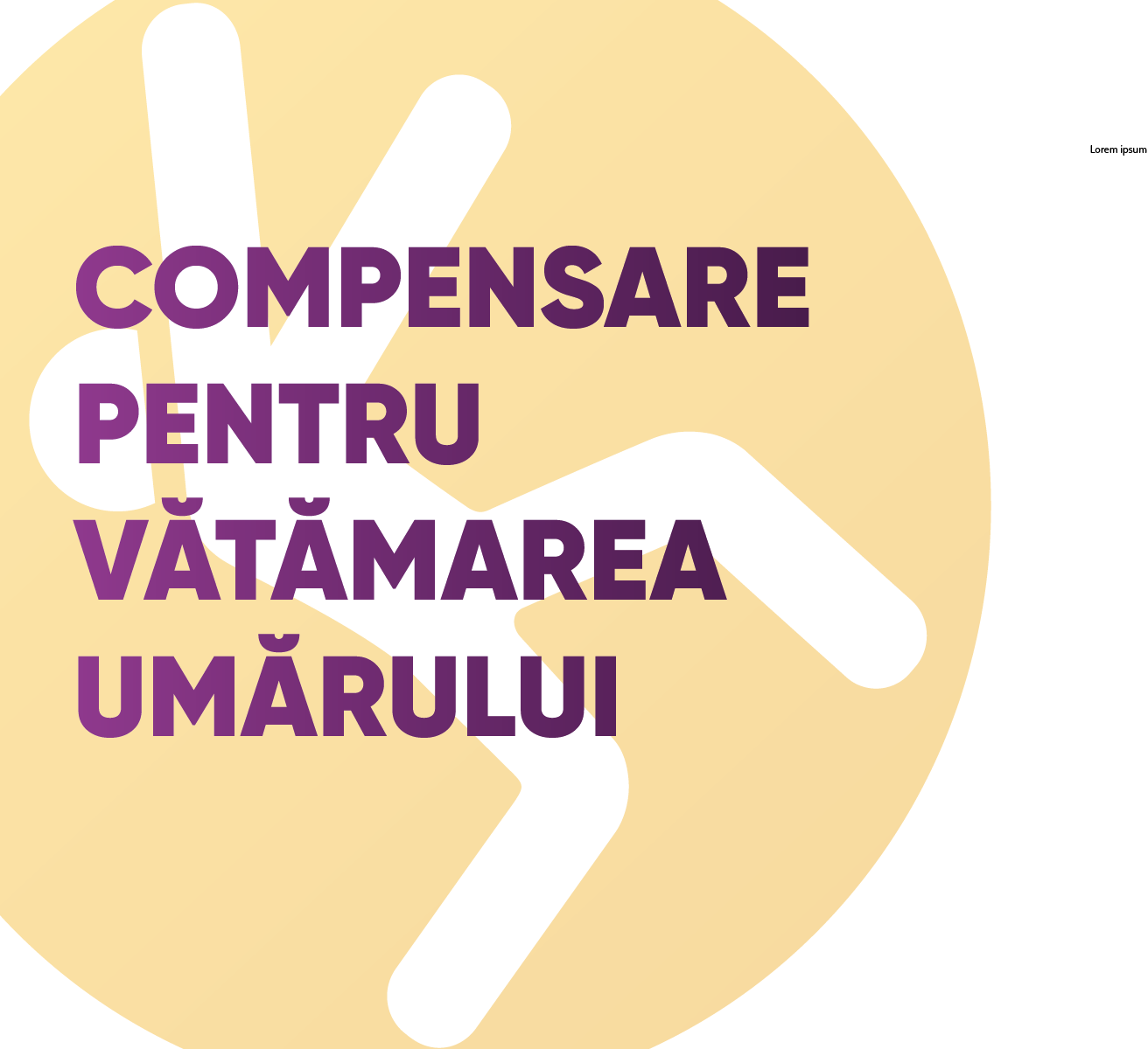 Compensare pentru vătămarea umărului