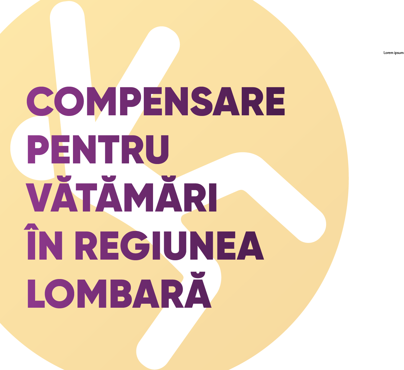 Compensare pentru vătămări în regiunea lombară